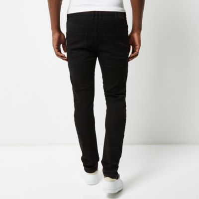 Black Sid biker-style skinny jeans